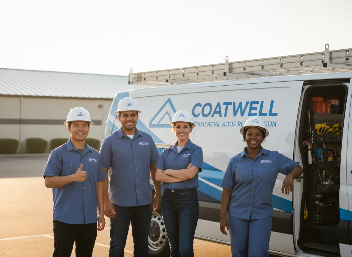 Commercial roof coating company in Audubon, MN